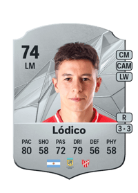 Gastón Lódico Rare 74 OVR