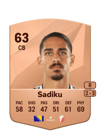 Rijad Sadiku Common 63 OVR
