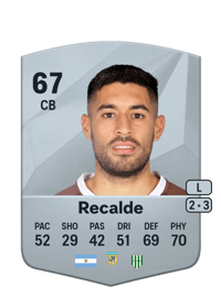 Luciano Recalde Common 67 OVR