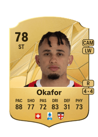 Noah Okafor Rare 78 OVR