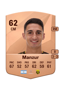 Agustín Manzur Common 62 OVR