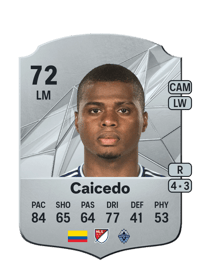 Déiber Caicedo Rare 72 OVR