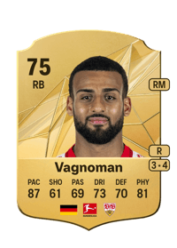 Josha Vagnoman Rare 75 OVR
