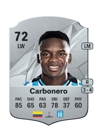 Johan Carbonero Rare 72 OVR