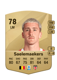 Alexis Saelemaekers Common 78 OVR
