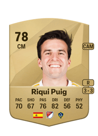 Riqui Puig Common 78 OVR