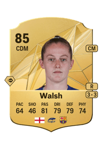Keira Walsh Rare 85 OVR