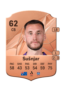 Aleksandar Šušnjar Rare 62 OVR