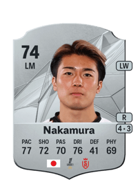 Keito Nakamura Rare 74 OVR