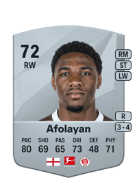 Dapo Afolayan Common 72 OVR