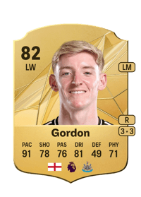 Anthony Gordon Rare 82 OVR