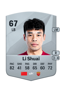 Li Shuai Common 67 OVR