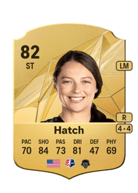 Ashley Hatch Rare 82 OVR