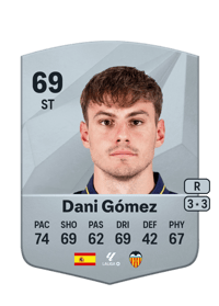 Dani Gómez Common 69 OVR