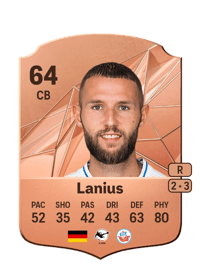 Dominik Lanius Rare 64 OVR