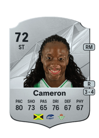 Tiffany Cameron Rare 72 OVR