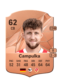 Tim Campulka Rare 62 OVR