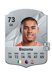 Gavin Bazunu Rare 73 OVR