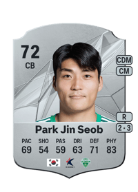 Park Jin Seob Rare 72 OVR