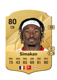 Mohamed Simakan Rare 80 OVR