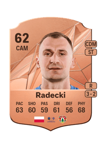 Mateusz Radecki Rare 62 OVR