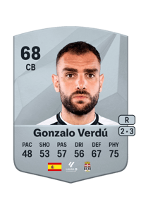 Gonzalo Verdú Common 68 OVR