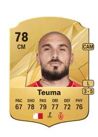 Teddy Teuma Rare 78 OVR