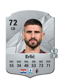 Martin Erlić Rare 72 OVR