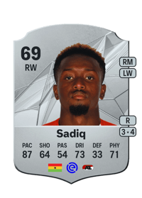 Ibrahim Sadiq Rare 69 OVR