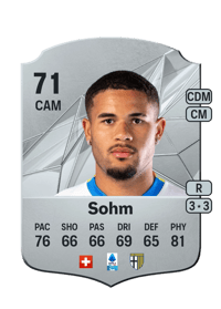 Simon Sohm Rare 71 OVR