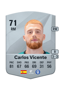 Carlos Vicente Common 71 OVR