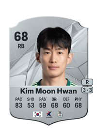 Kim Moon Hwan Rare 68 OVR