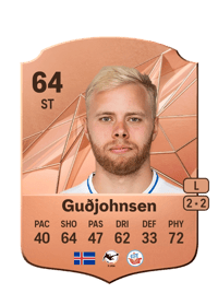 Sveinn Aron Guðjohnsen Rare 64 OVR