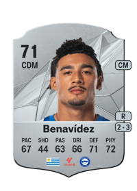 Carlos Benavídez Rare 71 OVR