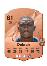 Jesse Debrah Rare 61 OVR