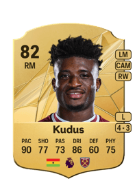 Mohammed Kudus Rare 82 OVR