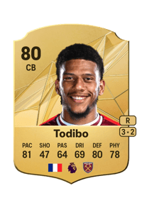 Jean-Clair Todibo Rare 80 OVR