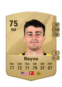 Giovanni Reyna Common 75 OVR
