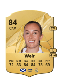 Caroline Weir Rare 84 OVR