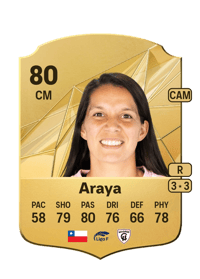 Karen Araya Rare 80 OVR