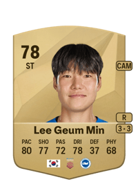 Lee Geum Min Common 78 OVR