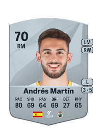 Andrés Martín Common 70 OVR