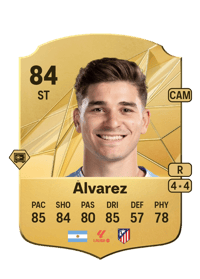 Julián Álvarez Rare 84 OVR