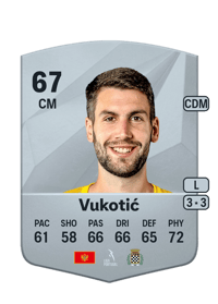 Ilija Vukotić Common 67 OVR