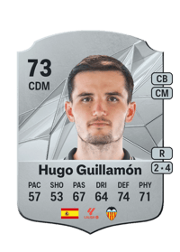 Hugo Guillamón Rare 73 OVR