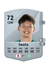 Tomoki Iwata Common 72 OVR