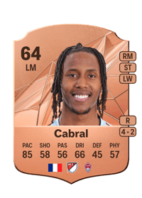 Kévin Cabral Rare 64 OVR