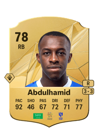 Saud Abdulhamid Rare 78 OVR