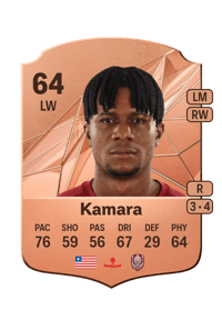 Mohammed Kamara Rare 64 OVR