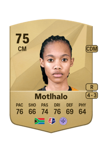 Linda Motlhalo Common 75 OVR